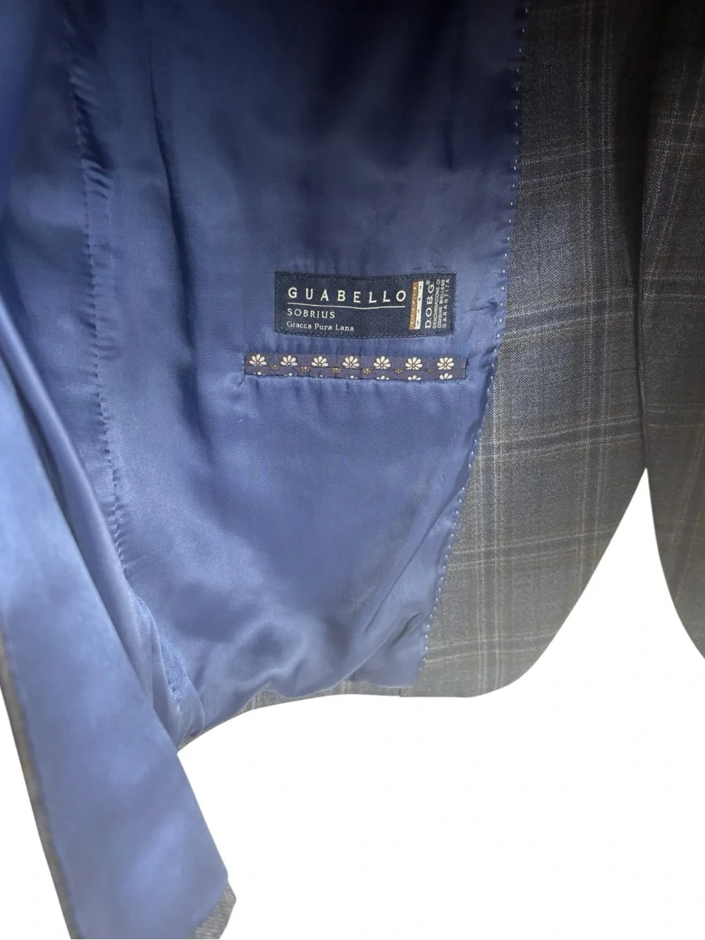 HART SCHAFFNER MARX Check Wool 2-Button Sport Coat Size 50S -- Missing Size Tag